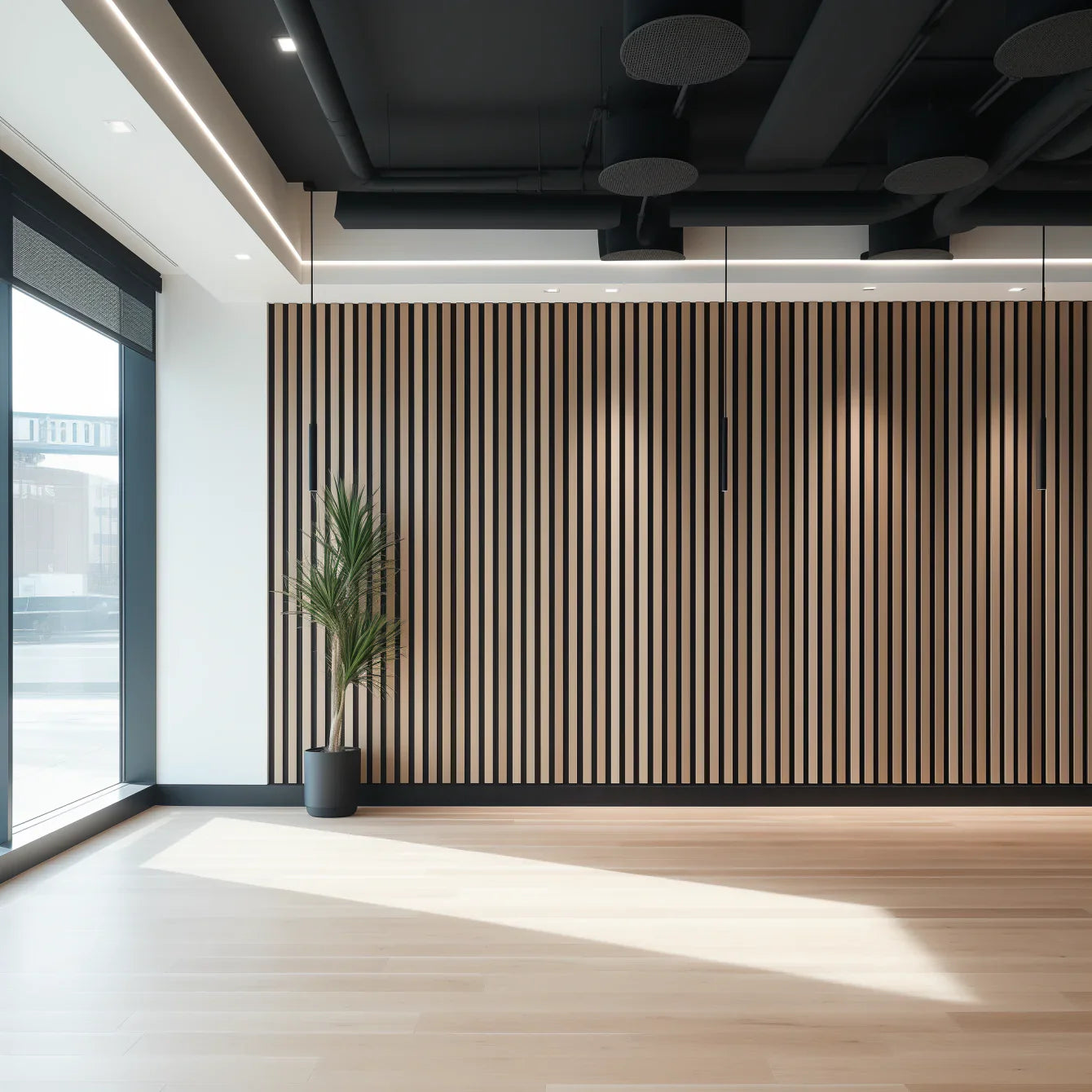 How To Use Wood Slat Panels in Commercial Spaces