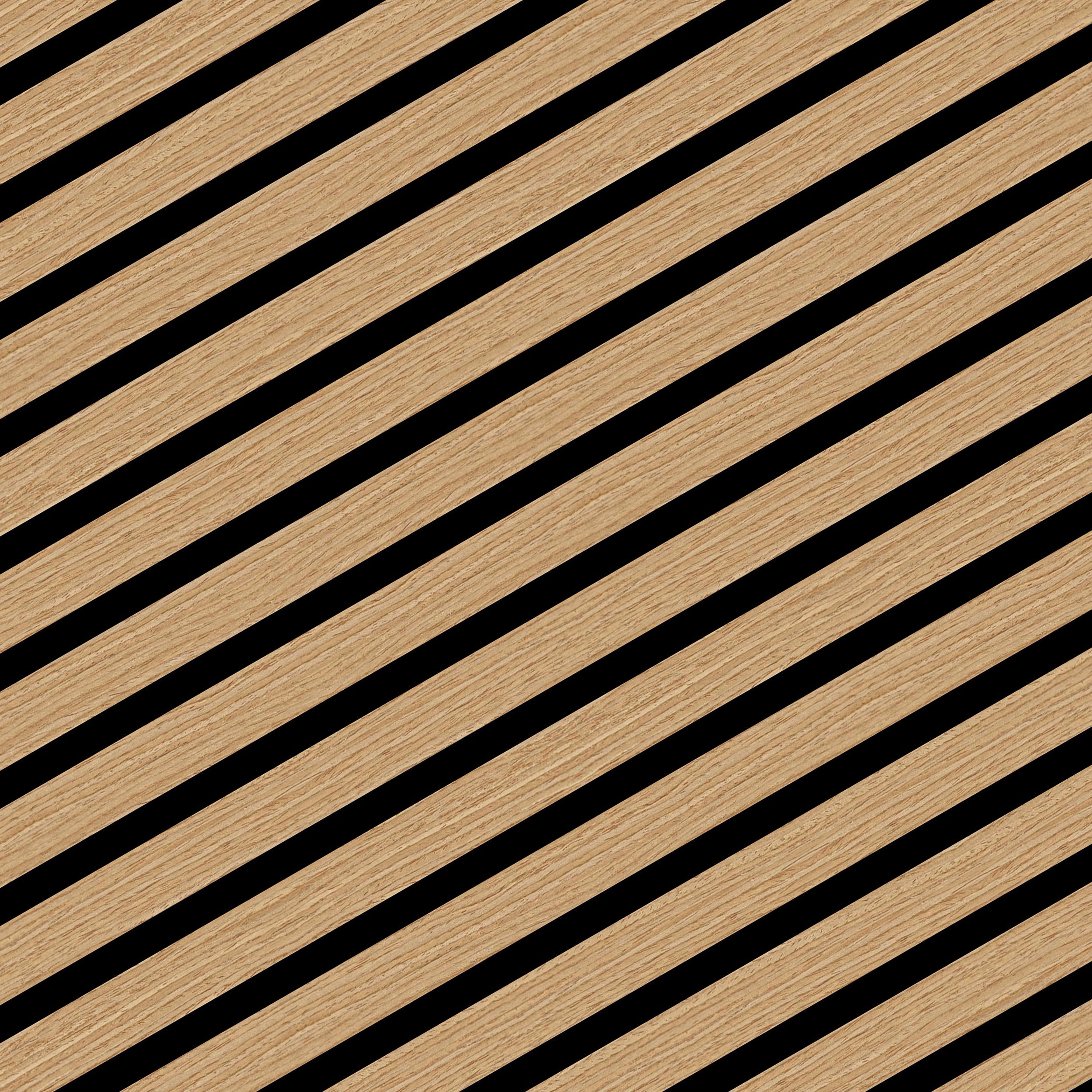 PANELUX™ Brown Oak (Black Felt) Acoustic Slat Wall Panel (9' Height)