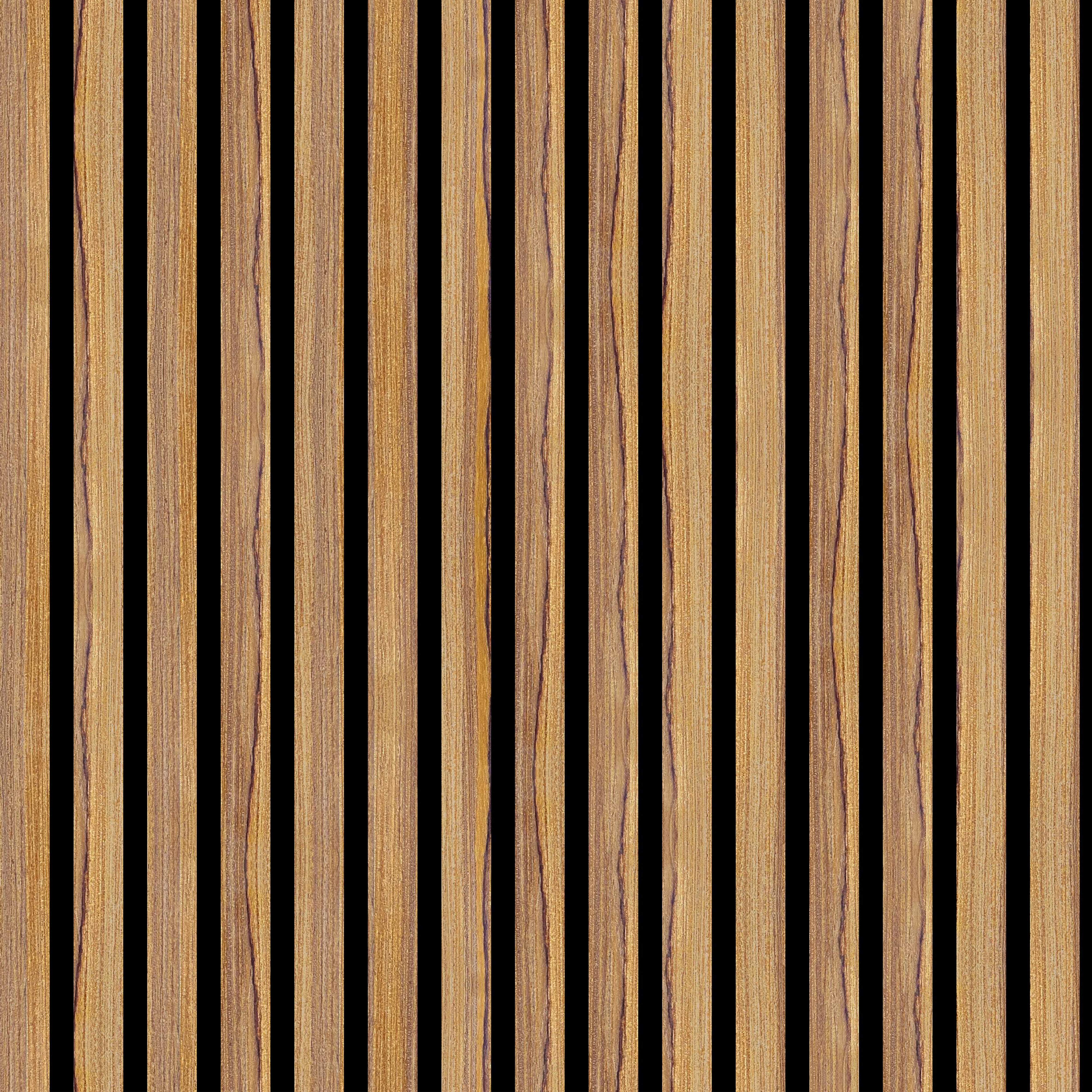 PANELUX™ Teak Acoustic Slat Wall Panel (9' Height)