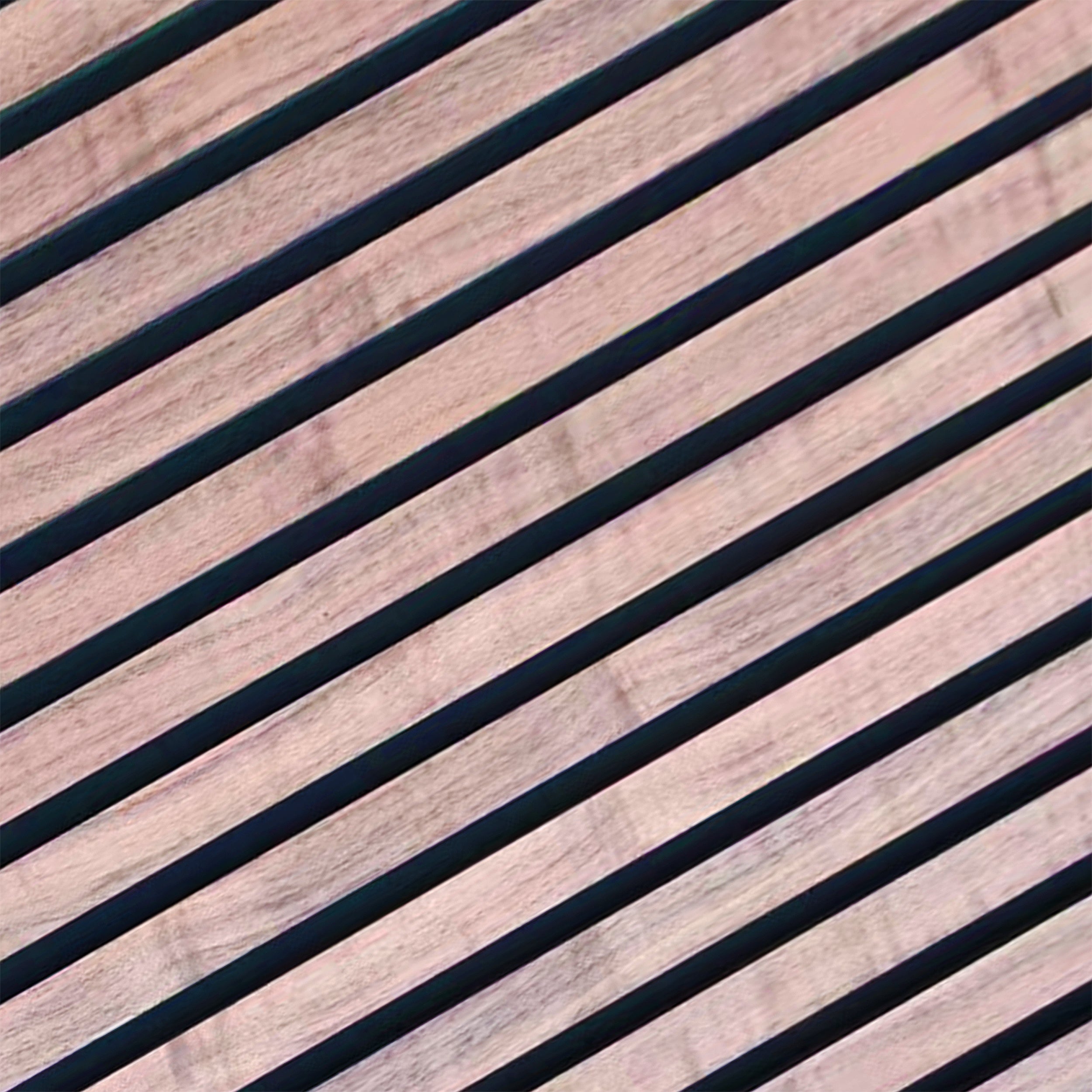 PANELUX™ Black Walnut (Black Felt) Acoustic Slat Wall Panel (9' Height)