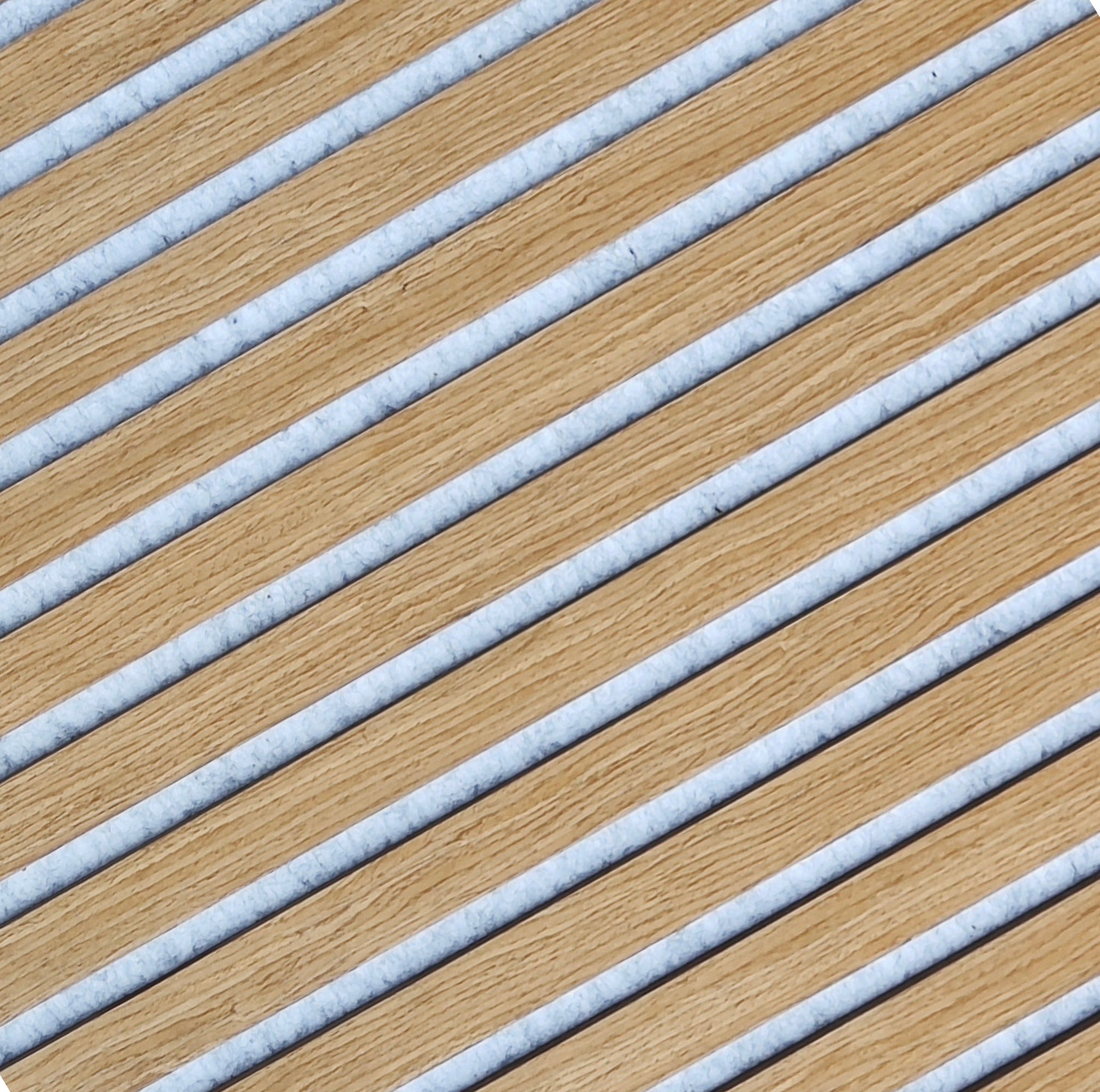 PANELUX™ Brown Oak (Grey Felt) Acoustic Slat Wall Panel (9' Height)