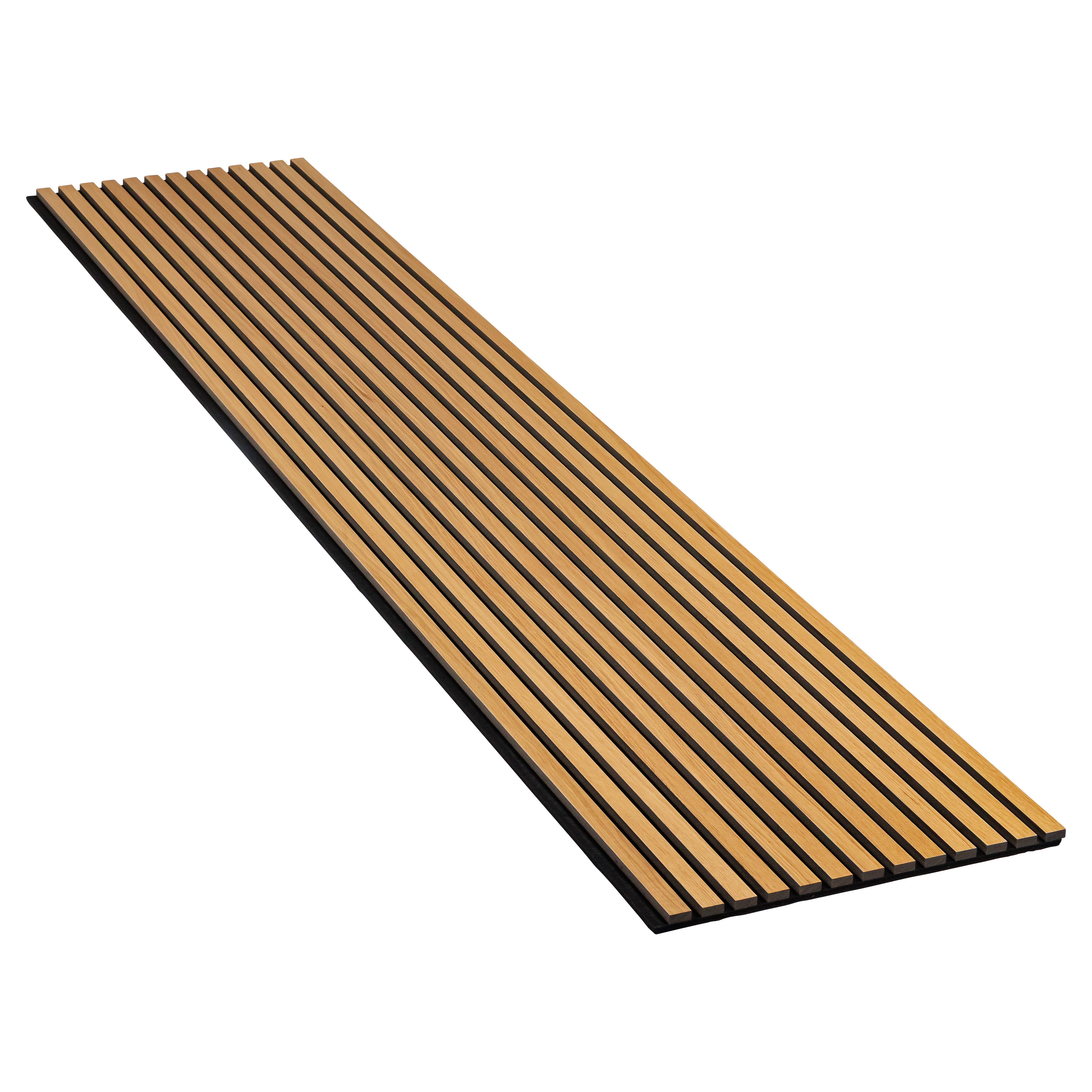 PANELUX™ Oak Acoustic Slat Wall Panel (9' Height)
