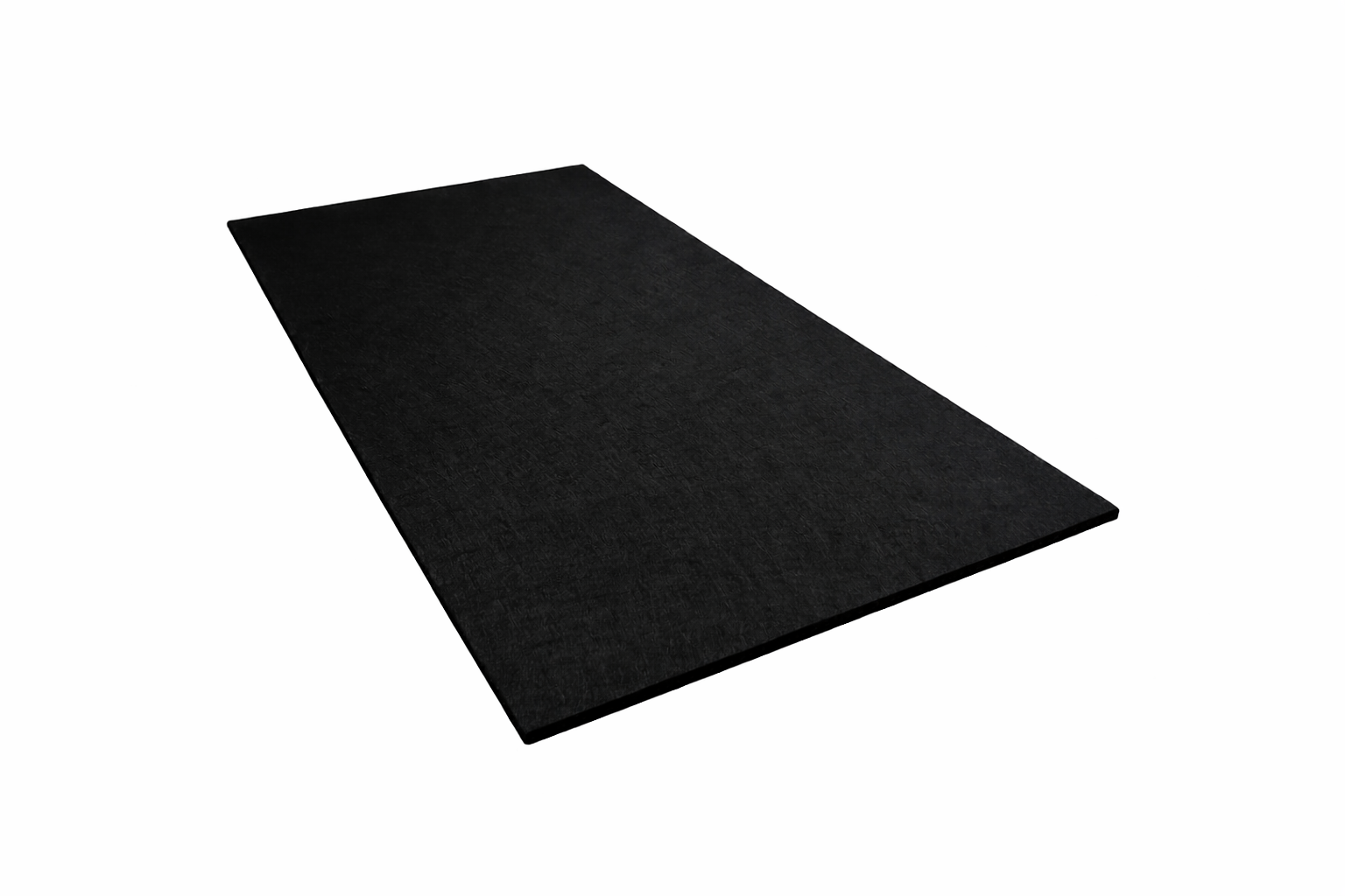 PANELUX™ Felt Acoustic Panels – 2' × 4' Beveled Tiles (4-Pack) – Black