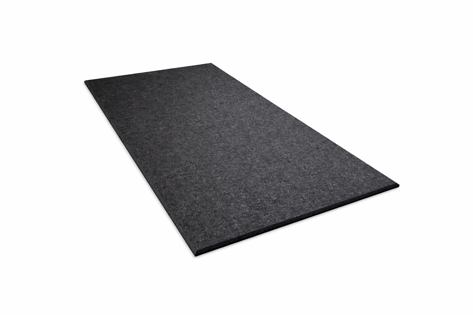 PANELUX™ Felt Acoustic Panels – 2' × 4' Beveled Tiles (4-Pack) – Sesame Black