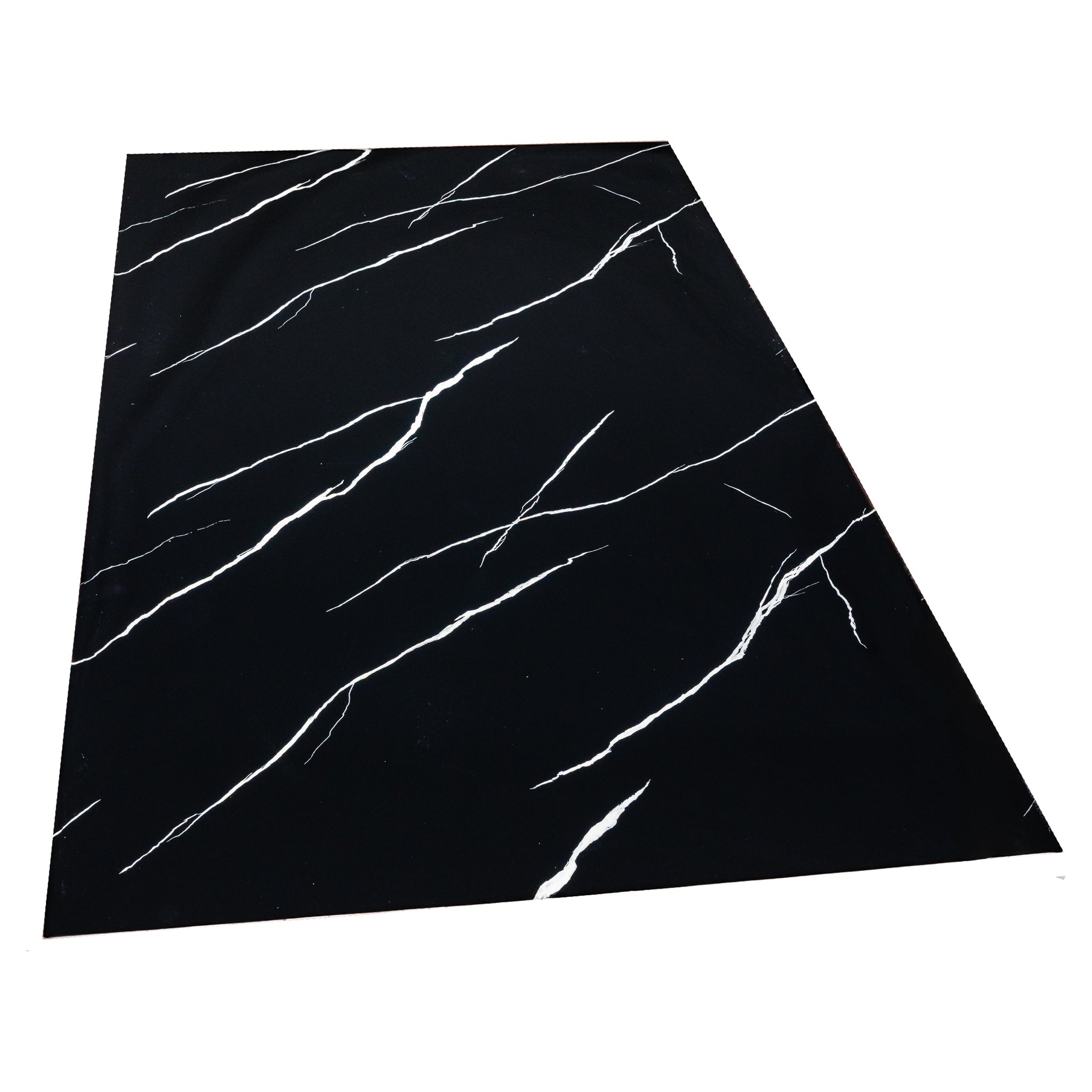 PANELUX™ marble Nero Marquina (4'x8') UV Marble Panel (2 pack) - PICKUP ONLY