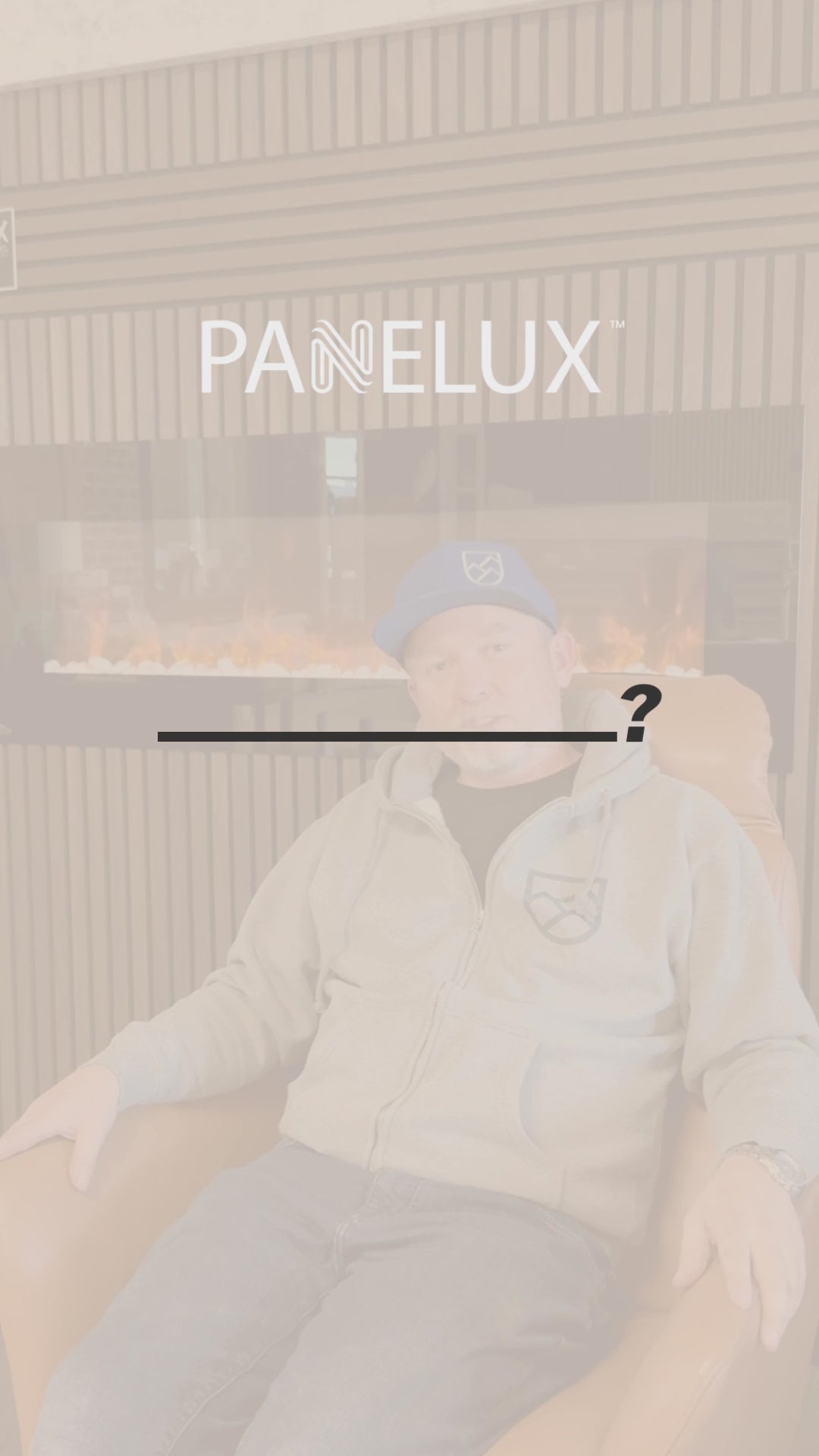 Load video: PANELUX™ Smoked Oak Acoustic Slat Wall Panel (9&#39; Height)